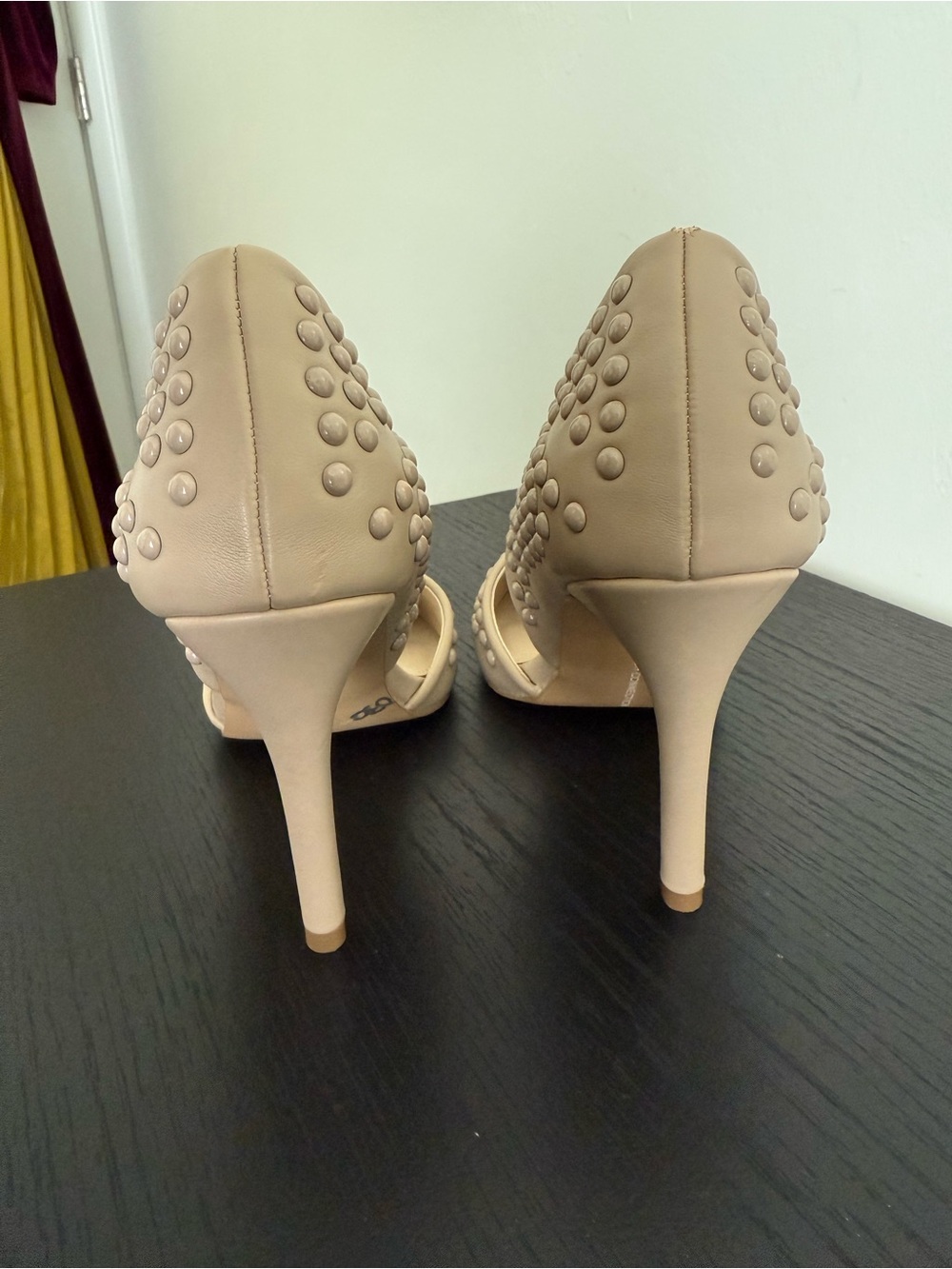 French Connection Blush Studded Pointed-Toe Pumps - Picture 6 of 7